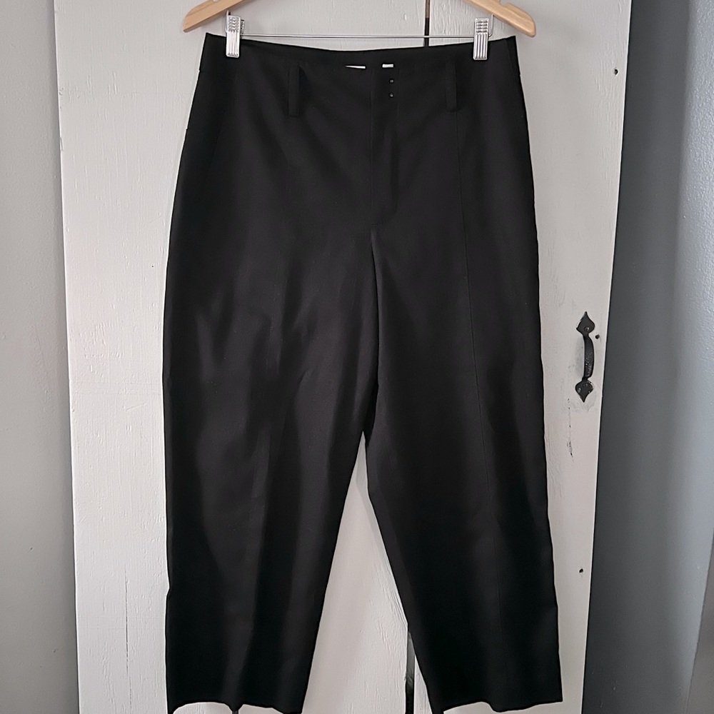 Vince Straight Leg Pants Cotton Linen Blend Size 10